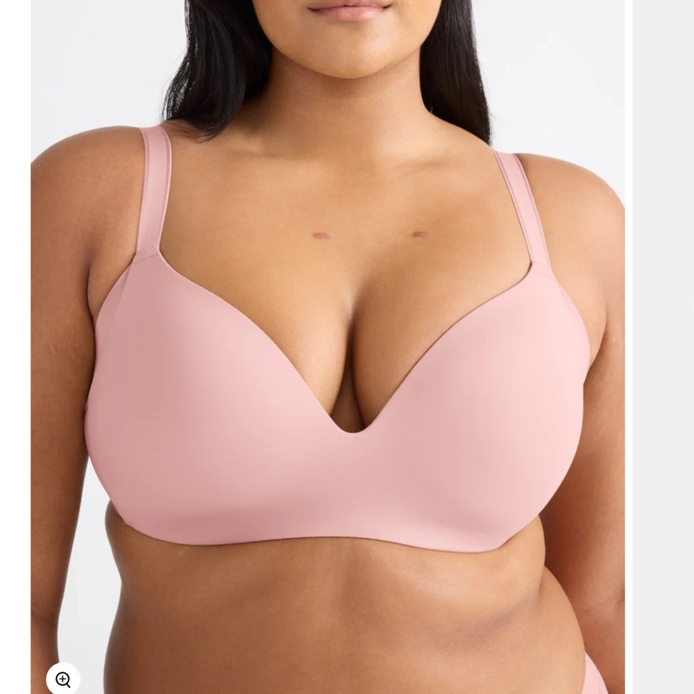 KNIX WingWoman Contour Bra Woman 42E Pink Lemonaide Wireless T-Shirt Bra  NEW